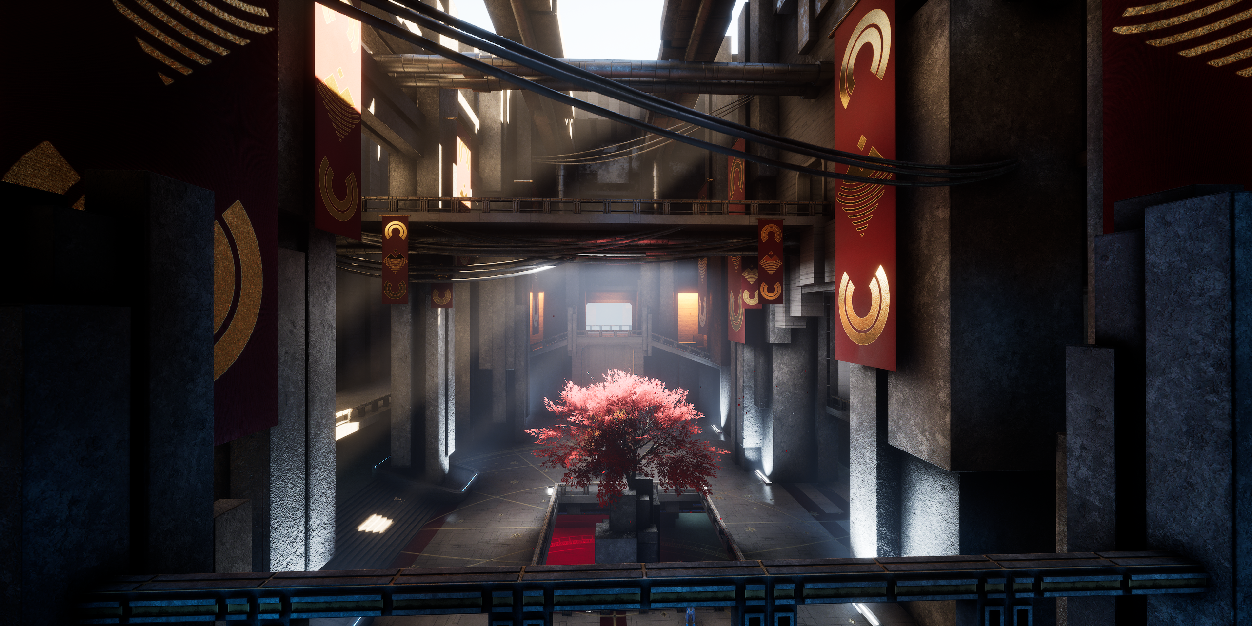 Massive Collapse tactical FPS game, in-game combat scene